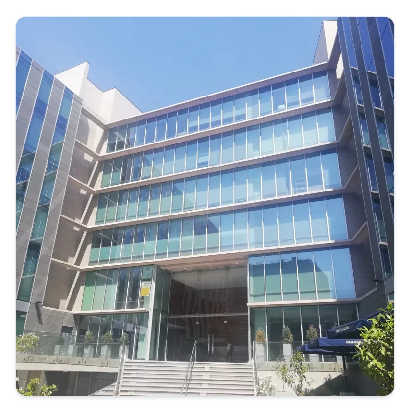 Edificio de la oficina de ByClass en Santiago